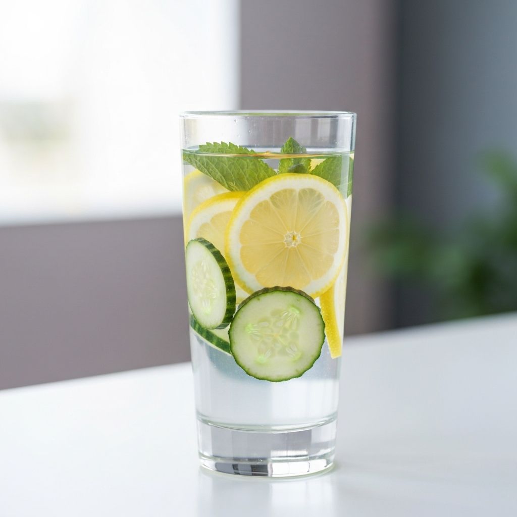 Hydrating foods and water